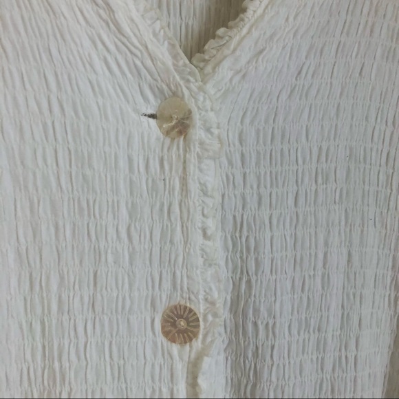 Vintage Boho White Blouse - Picture 11 of 12